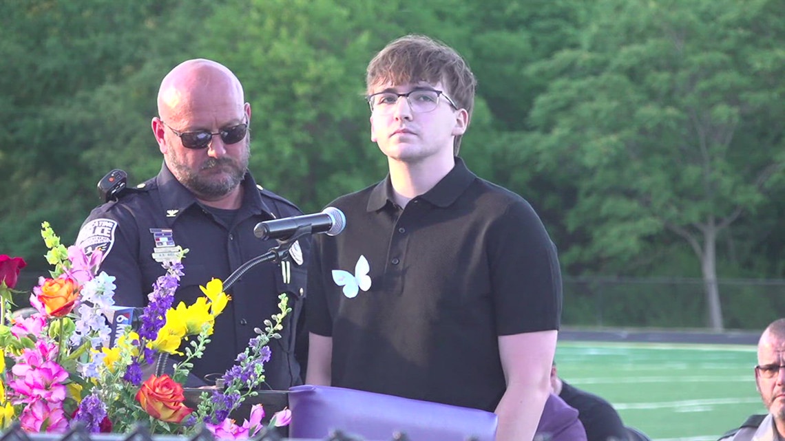 Surviving son speaks at vigil for his 7 family members killed in Iowa shootings