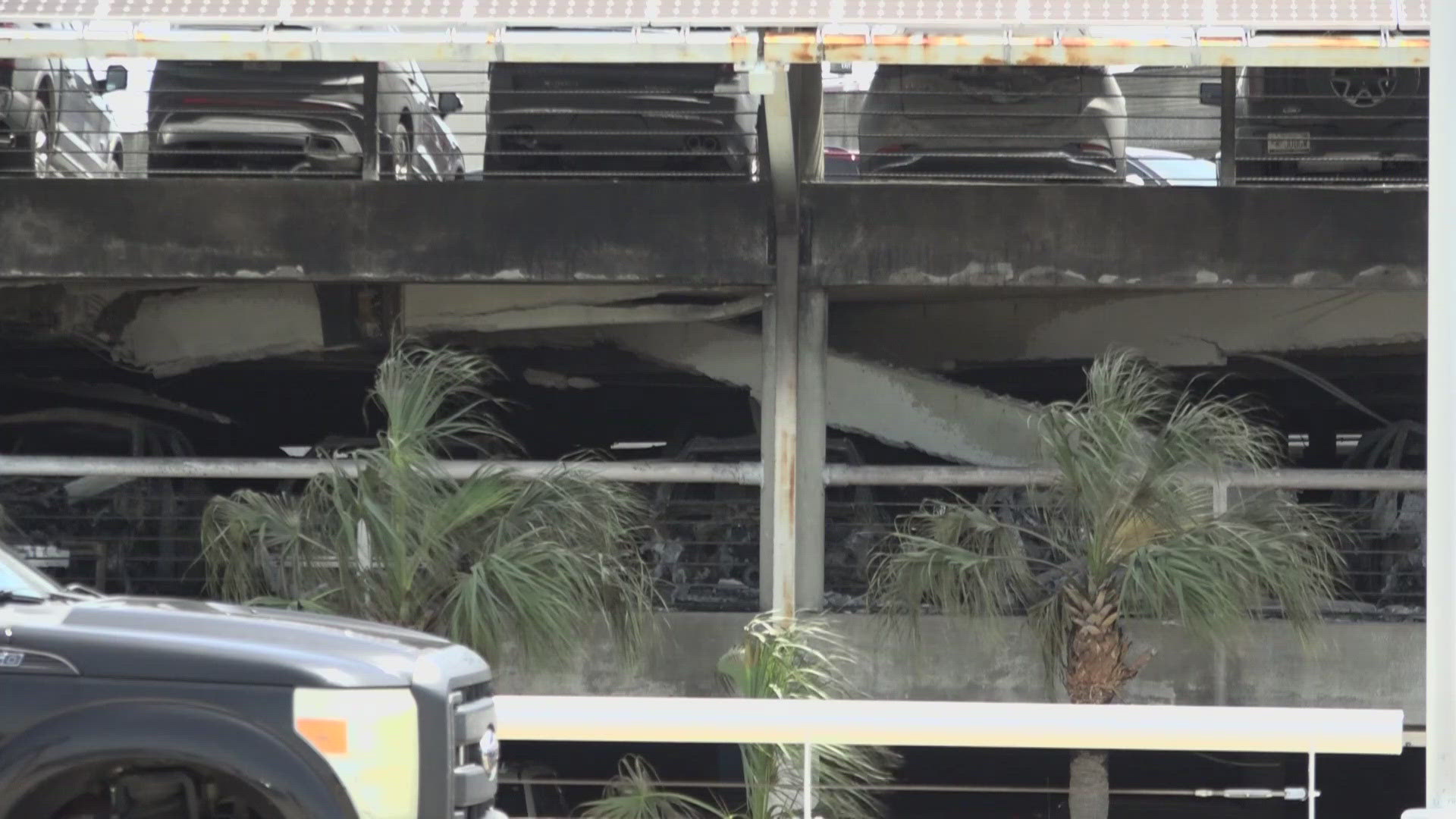 JAX passengers get first look at cars after parking garage fire ...