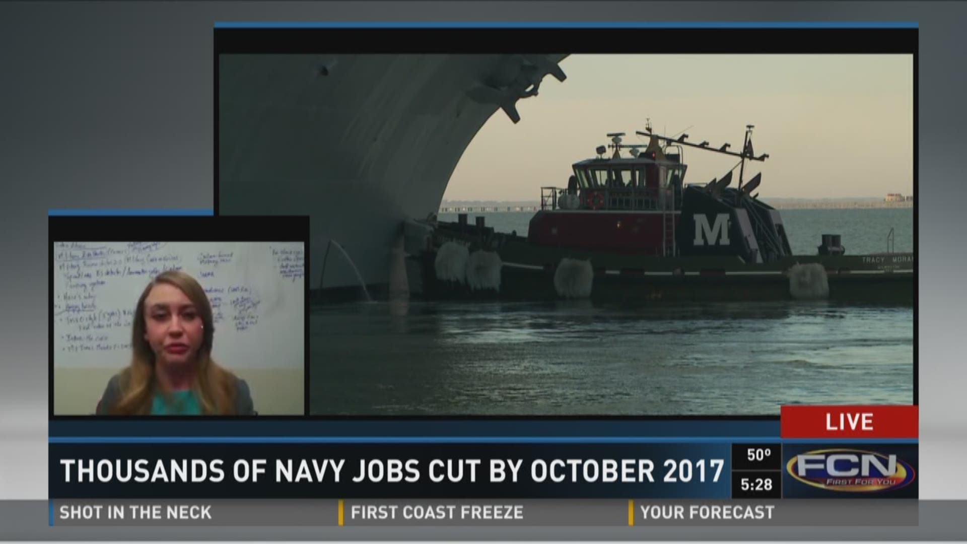 Shannon Ogden interviews Navy Times staff writer Meghann Myers Feb. 10, 2016