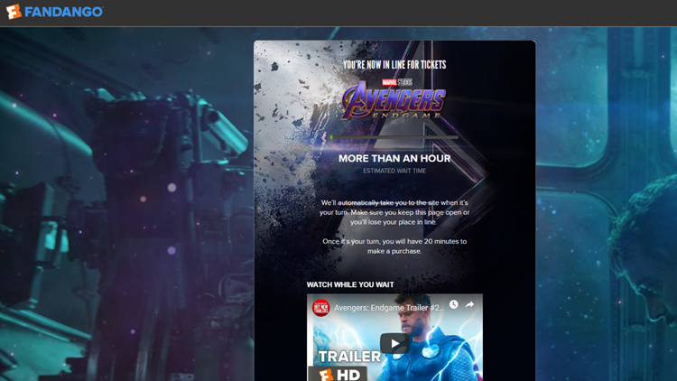 Fans crash theater websites for 'Avengers: Endgame 