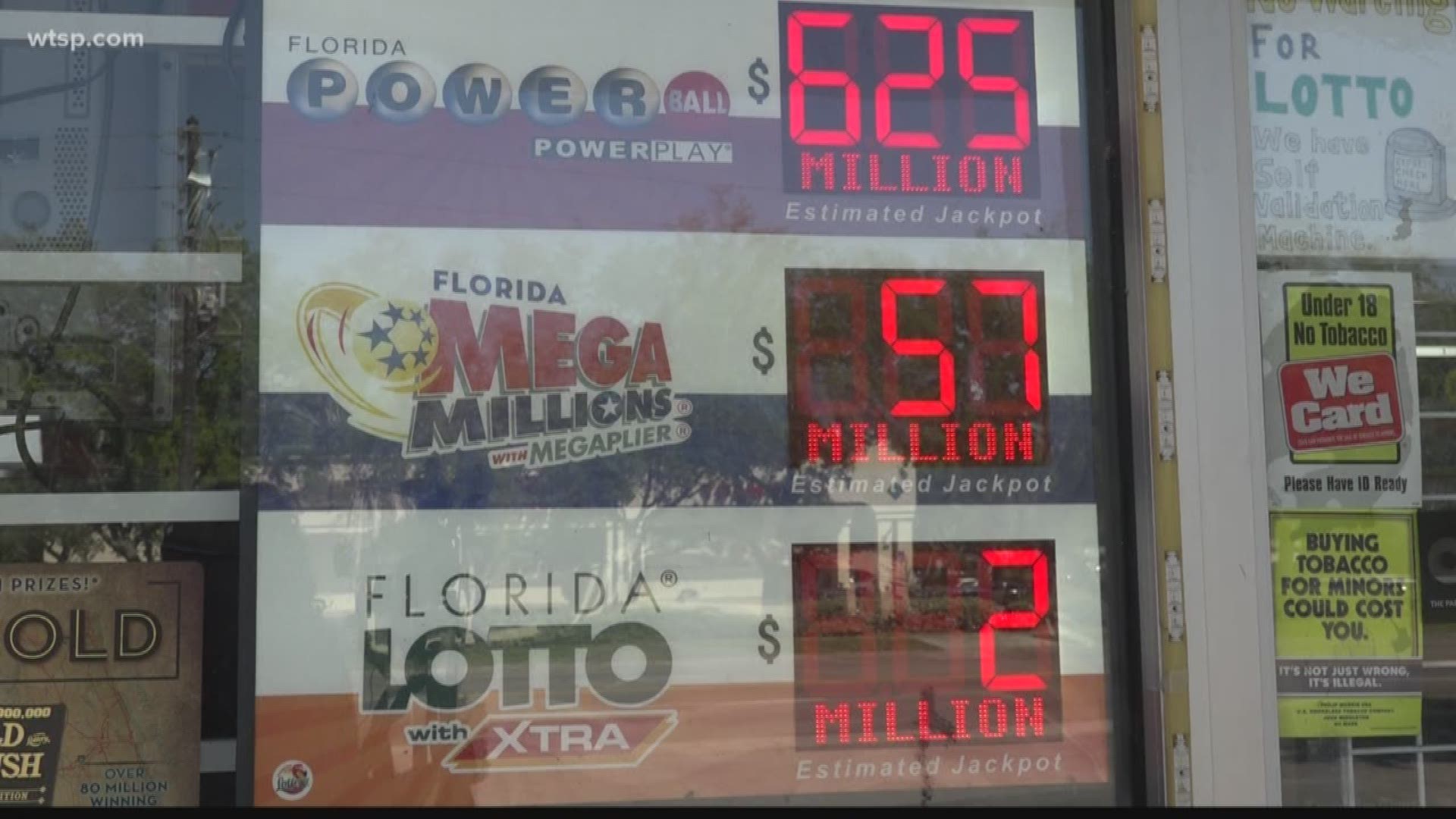 Lotto on sale 750 million