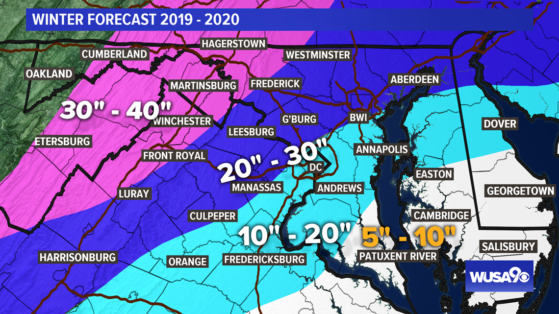 DC Winter Weather Forecast Here's how much snow to expect
