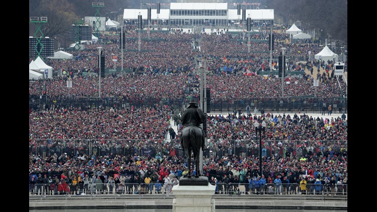 Let the Trump-Obama inauguration crowd comparison begin