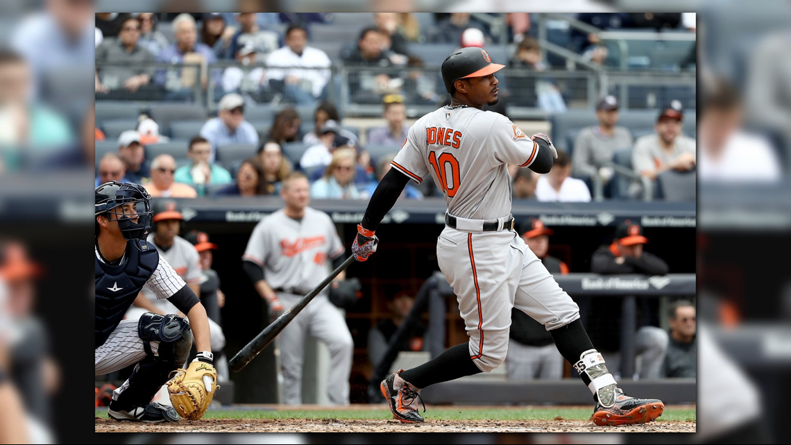 Red Sox fans applaud Adam Jones during first at-bat Tuesday