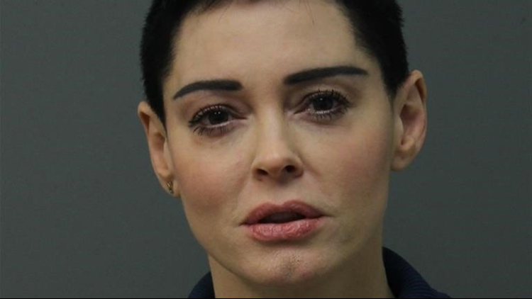 Actress Rose McGowan turns herself in on Va. drug charge