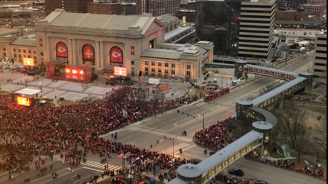 Kansas City Chiefs celebrated Super Bowl win with parade downtown