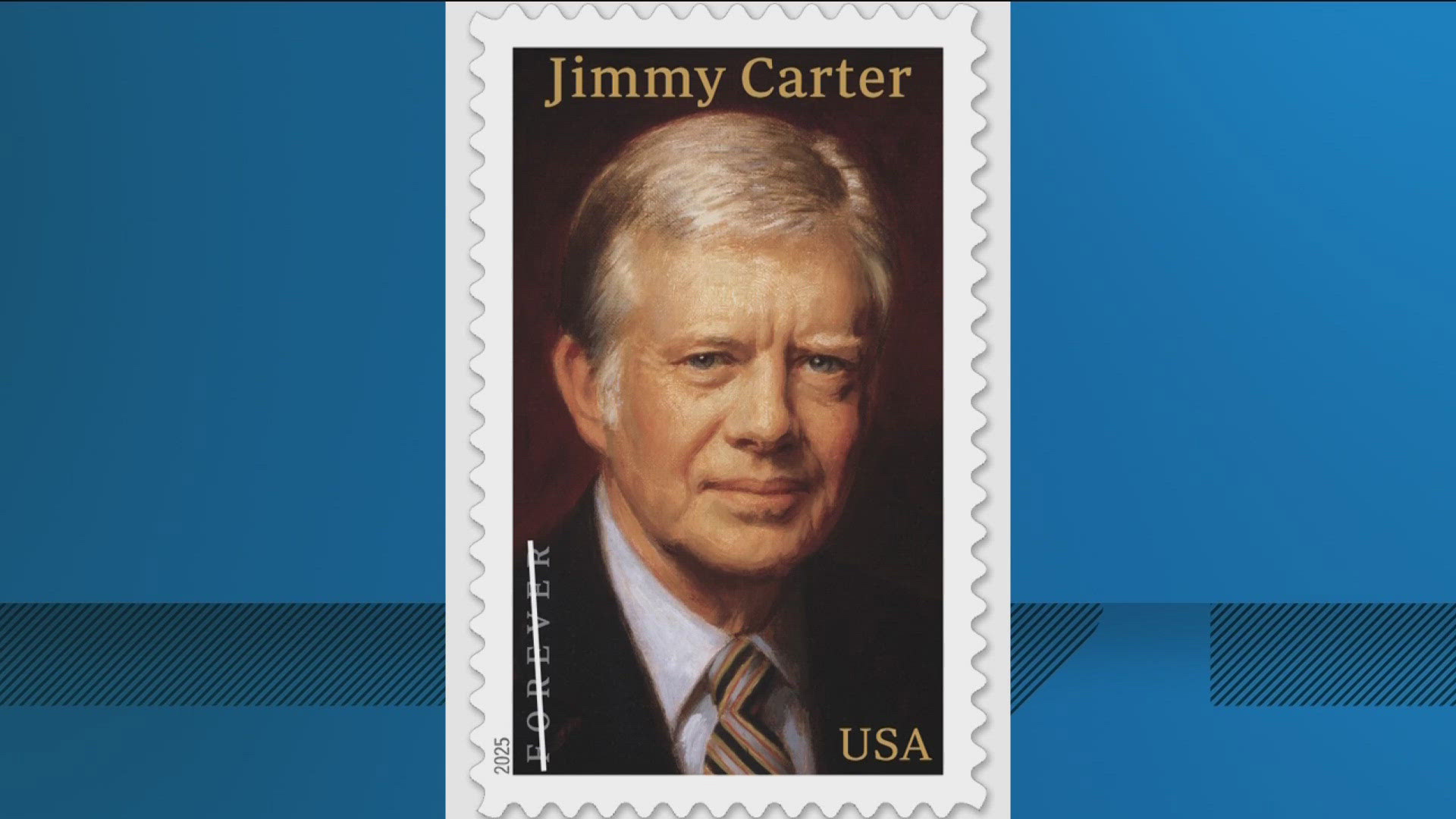 The U.S. Postal Service is honoring Georgia's own, Former President Jimmy Carter, with a new forever stamp. 