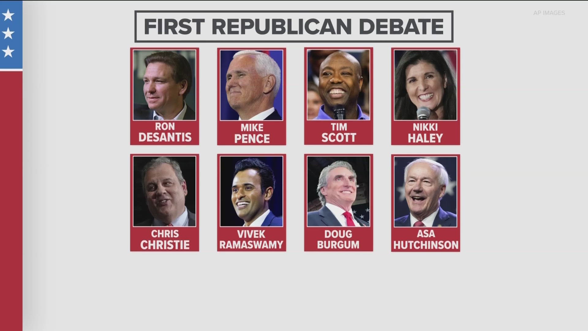 Here are the 8 Republican presidential candidates who qualified for first  debate