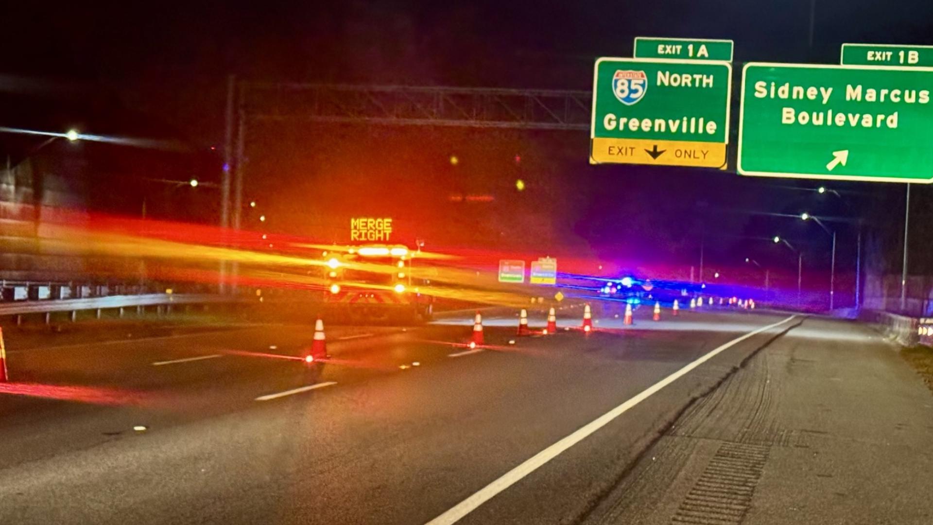 Motorcyclist decapitated after crashing into concrete barrier on Atlanta interstate